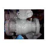 Cast Carbon Steel Trunnion Ball Valve With Flange Connection WCB