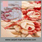 China Bedroom Loop Tile Hand Tufted Jacquard Wool Carpet Rugs for Wholesale thumbnail-3