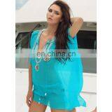New Arrival Multi-colors Beach Moroccan Kaftans Beach Cover up Dresses Factory thumbnail-2