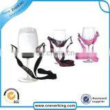 Portable Hand Free Stylish Hot Selling Cheap Wine Glass Lanyard