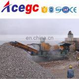 Mobile crushing station sorting in 3size of soft sand,sharp sand,gravel building material manufacturing machine for sale