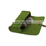 Custom Printing Logo Sunglasses Bags Felt Black Cloth Glasses Bag thumbnail-3