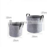 Large Capacity Strong Felt Laundry Basket With PU Leather Handle thumbnail-7