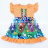 Summer girls sleeveless princess cotton dress,baby girl party dress children frocks designs