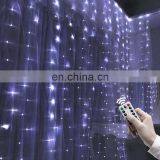 300 LED Copper Curtain String Fairy Lights USB 3 x 3m Remote Control 8Mode Garland Window Light Bedroom Indoor Wall Decoration thumbnail-2