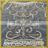 Handmade Flower Shape Beaded Crystal Rhinestone Applique for Dress FHA-054 thumbnail-4