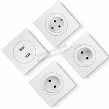 MORDIO Factory Direct 5 Year Guarantee Brand OEM PC WHITE 10A Wall Switch and Socket Germany French Russia 16A SOCKET thumbnail-4