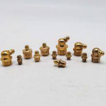 Brass Straight Grease Fitting M6x0.75mm Metric Thread Hydraulic Grease Fitting thumbnail-3