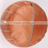 Luxury Custom Logo Moroccan Leather Ottoman thumbnail-3