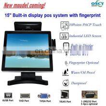 Cashier Machine Paper Making Android All One Dual 300cd/m2 New Model Touch Screen Pos System thumbnail-2