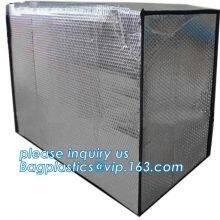 Aluminum Foil Bubble Insulation Material Vapour Barrier Pallet Cover, Thermal Insulated Pallet Blankets, thumbnail-5