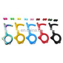 Hot Sale Multifunctional Handheld Non-Contact Door Opener EDC Metal Key Chain Stylus Door Opener Tool thumbnail-4