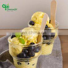 Yada Biodegradable Disposable 94mm Birch Wooden Small Spoon Wooden Ice Cream Spoon thumbnail-3