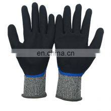 Great Grip HPPE Glass Fiber Construction Cut Resistant Level 5 Nitrile Coated Protective Safety Gloves thumbnail-3