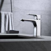 J Star Factory Outlet Hot And Cold Water Brass Luxury Basin Faucet Basin Mixer For Hotel Bathroom thumbnail-2