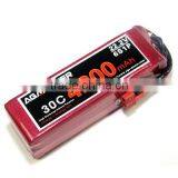AGA Power Rechargable Lipo Battery | 22.2v 4200mAh 30c 6s rc Power for Remote Control Airplanes thumbnail-1