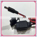 12V DC 2.1x 5.5mm Car Cigarette Lighter Power Plug Adapter Cable For LED Lights thumbnail-3