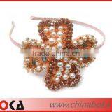 Fashion Butterfly Beaded Rhinestones Headband Patch thumbnail-1
