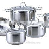 9 PCS Stainless Steel Technique Cookware Set thumbnail-1