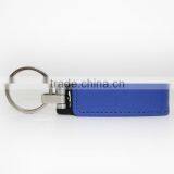 Full capacity leather usb flash drive 2.0 with free logo