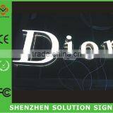 Front and backlit mini letter open 24 hours led sign