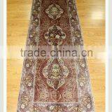 Corridor Carpet Handmade Persian Silk Rug Persian Handmade Silk Carpets for Home Hotel Villa thumbnail-1