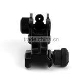 Hunting Tactical Detachable Compact Backup Iron Rear Sight With Full Windage Elevation Adjustment thumbnail-4