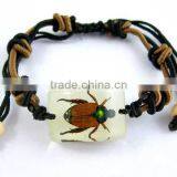New Trendy India Style Wax String Bracelet With Resin Animal Charm thumbnail-2