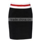 Ladies A-Line Knee Length Plain Weave Wrap Skirt thumbnail-1