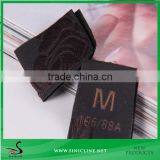 Sinicline Woven Taffeta Label Size Label With Shadow Flower for Lady Garments thumbnail-2