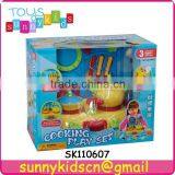 cute pot toys kitchen set toys with spray and IC