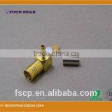 SMB Connector Female Crimp Right Angle for RG316 Cable thumbnail-2