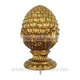 Home Decor Pineapple Large Curtain Rod Finials thumbnail-1