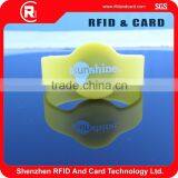 MIFARE Classic 1KRfid Silicone Wristbands/ Rfid Bracelet silk-printing/NFC wristband