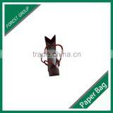 MANUFACTURER BROWN KRAFT PAPER SHOPPING BAG WITH HANDLE thumbnail-1