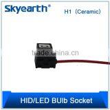HID Headlight Bulb Socket H1 Angle Ceramic Black Color thumbnail-2