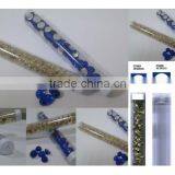 (PT0000/20mm*200mm) Clear PVC Plastic Button Tube for Packaging Crafts thumbnail-1