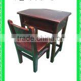 Wooden School Desk Combo Desk School Desk With Bench HXZY046 thumbnail-1