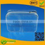 Custom Promotional Clear Vinyl PVC/EVA Zipper Bags Wholesale
