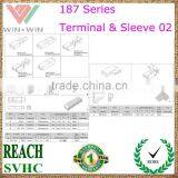 187 Brass Continuous Female Flag Terminal Middle Type thumbnail-3