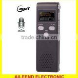 Professional 8GB LCD Digital Voice Recorder With VOR MP3 Player
