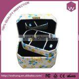 Custom Personalized Leather Packaging Box With Tray Storage Case For Jewelry Gift Hot Sale