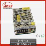 75W 12V 6A DC Output Switching Power Supply S-75-12 thumbnail-2