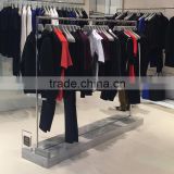 Metal clothing display racks for clothes shop/t-shirt display rack