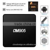 Cloudnetgo CM905 Amlogic S905 Android 5.1 KODI 16.0 OEM TV BOX 2GB RAM 16GB ROM 2.4Ghz Wifi Bluetooth 4.0 UHD TV Box
