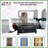 ZK-1325 Air ATC CNC Router With 3 Heads Changing 1300*2500*200mm