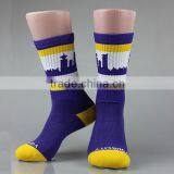 Mens Manufacture Sports Crew Custom Athletic Socks thumbnail-1