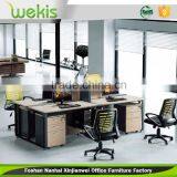 Modern 4 Person Office Computer Workstation Desk thumbnail-3