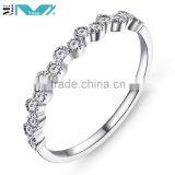 Ring 925 Sterling Silver All White CZ Ring Fashion Women Jewelry thumbnail-2