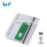 B5/A5/B6 PVC Spiral Note Book With Zip Lock Pocket thumbnail-3